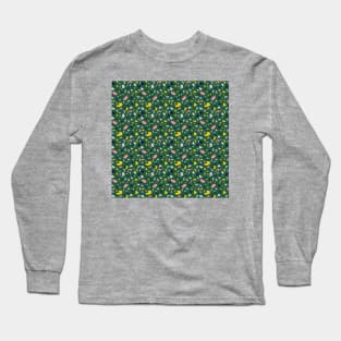 Terrazzo green marble Long Sleeve T-Shirt